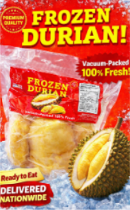 ES Frozen Durian original product packaging